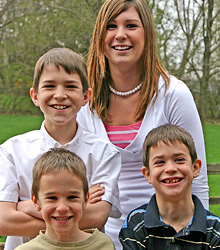 kids smiling